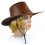 Шляпа "Ковбоя" (кожа,коричневая) купить в интернет магазине подарков ПраздникШоп