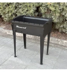 Мангал на 6 шампуров 3 мм на ножках купить в интернет магазине подарков ПраздникШоп