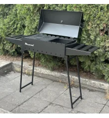 Мангал-барбекю на 9 шампуров 3мм портативный купить в интернет магазине подарков ПраздникШоп