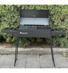 Мангал-барбекю на 9 шампуров 3мм портативный купить в интернет магазине подарков ПраздникШоп