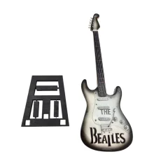 Гитара «The Beatles» миниатюра дерево (24×8 × 1.5 см) купить в интернет магазине подарков ПраздникШоп
