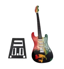 Гитара «Bob Marley» миниатюра дерево (24×8 × 1.5 см) купить в интернет магазине подарков ПраздникШоп
