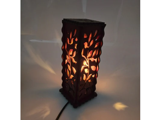 Соляная лампа из гималайской соли «Солнечные листья» (27×10.8×10.8 cм) купить в интернет магазине подарков ПраздникШоп