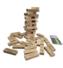 Игра настольная «Дженга 4в1:Башня купить в интернет магазине подарков ПраздникШоп