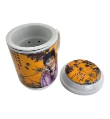 Чашка заварочная с ситом (230мл) (SFC161-6) «Девушки» (h-11 см купить в интернет магазине подарков ПраздникШоп