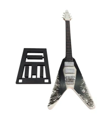 Гитара «Gibson Flying V» миниатюра дерево (24×8 × 1.5 см) купить в интернет магазине подарков ПраздникШоп