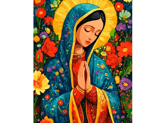 Картина по номерам SANTI Молитва сердца 40х50 см купить в интернет магазине подарков ПраздникШоп