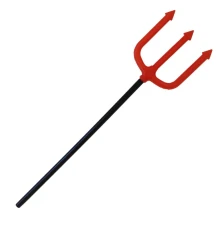 Трезубец пластмассовый 50см купить в интернет магазине подарков ПраздникШоп