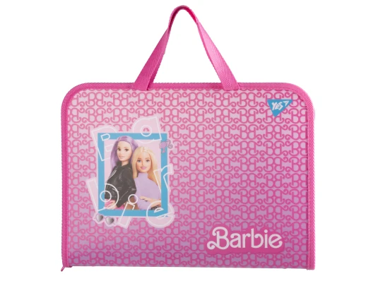 Папка портфель Yes Barbie розовый FC купить в интернет магазине подарков ПраздникШоп
