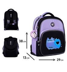 Рюкзак школьный полукаркасный YES Pusheen Shiny S-91 купить в интернет магазине подарков ПраздникШоп