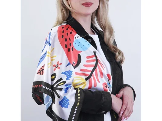 Платок Сказочная птичка купить в интернет магазине подарков ПраздникШоп