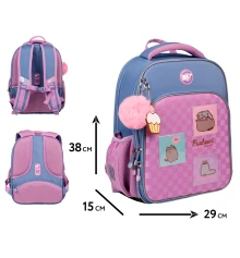Рюкзак школьный каркасный YES Pusheen Playful S-78 купить в интернет магазине подарков ПраздникШоп