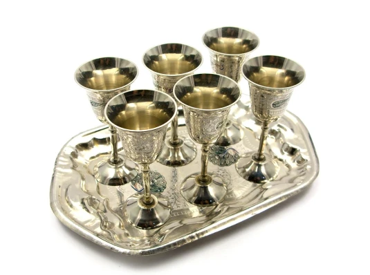 Рюмки бронзовые цветные (н-р 6 шт./30мл) (Cordial Set CDC) купить в интернет магазине подарков ПраздникШоп