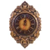 Панно.резное«часы винтажные», деревянные, покрыто патиной (28×40×2 см) массив дерева