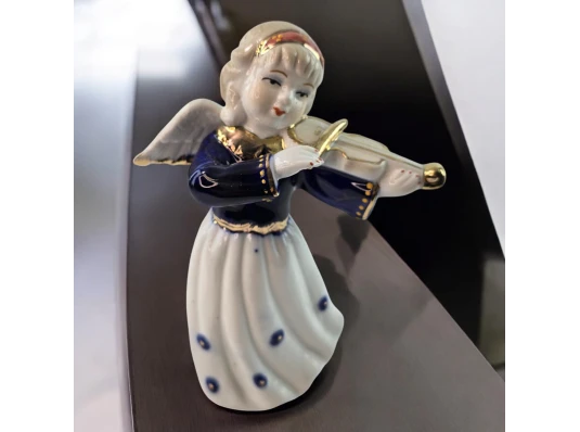 Фигурка ангела со скрипкой «Мелодия небес» (14.6×7 см) купить в интернет магазине подарков ПраздникШоп