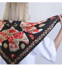 Платок Цветочные птицы купить в интернет магазине подарков ПраздникШоп