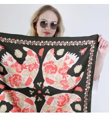 Платок Цветочные птицы купить в интернет магазине подарков ПраздникШоп