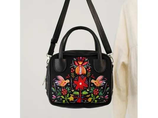 Сумка жіноча Пташки та квіти купить в интернет магазине подарков ПраздникШоп