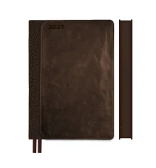 Ежедневник Leo Planner Nebraska А5 датированный 2027 твердый коричневый 368 страниц купить в интернет магазине подарков ПраздникШоп