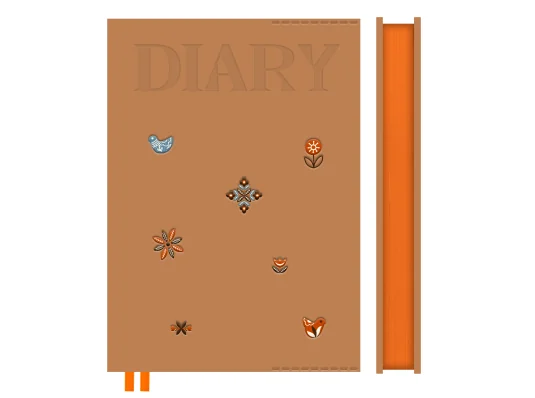 Ежедневник Leo Planner Amber А5 недатированный мягкий терракотовый 320 страниц купить в интернет магазине подарков ПраздникШоп