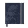 Ежедневник Leo Planner Fiore А5 недатированный мягкий синий 320 страниц