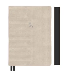 Ежедневник Leo Planner Clarity А5 датированный 2027 мягкий серый 368 страниц купить в интернет магазине подарков ПраздникШоп