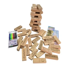 Игра настольная «Дженга 4в1:Башня купить в интернет магазине подарков ПраздникШоп