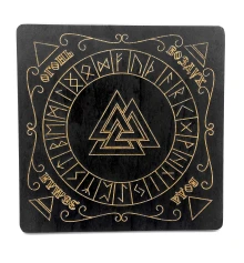 Рунический алтарь из дерева купить в интернет магазине подарков ПраздникШоп