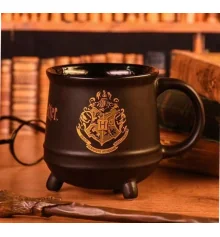 Кухоль фігурний Гаррі Поттер Котел з гербом Хогвардса купить в интернет магазине подарков ПраздникШоп