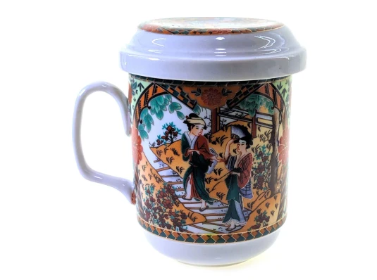 Чашка заварочная с ситом (230мл) (SFC113) «Гейшы» (h-11 см купить в интернет магазине подарков ПраздникШоп