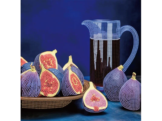 Алмазная картина Сочные инжиры 30х30 (YJB3030-02) купить в интернет магазине подарков ПраздникШоп