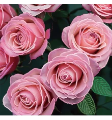 Алмазная картина Розовые розы 30х30 (YJB3030-05) купить в интернет магазине подарков ПраздникШоп