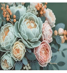 Алмазная картина Нежные пионы 30х30 (YJB3030-06) купить в интернет магазине подарков ПраздникШоп