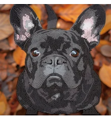 Алмазная картина Бульдог осенью 30х30 (YJB3030-10) купить в интернет магазине подарков ПраздникШоп