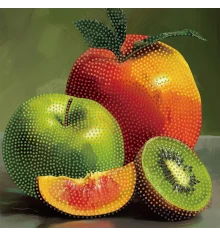 Алмазная картина Сочные фрукты 30х30 (YJB3030-11) купить в интернет магазине подарков ПраздникШоп