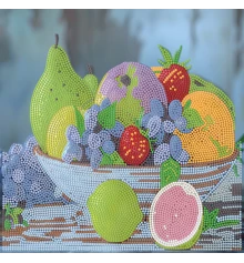 Алмазная картина Фруктовый натюрморт 30х30 (YJB3030-17) купить в интернет магазине подарков ПраздникШоп