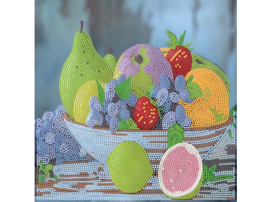 Алмазная картина Фруктовый натюрморт 30х30 (YJB3030-17) купить в интернет магазине подарков ПраздникШоп