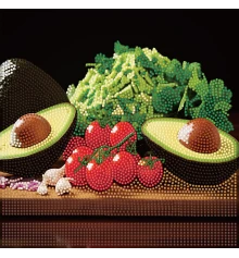 Алмазная картина Сочные овощи 30х30 (YJB3030-21) купить в интернет магазине подарков ПраздникШоп