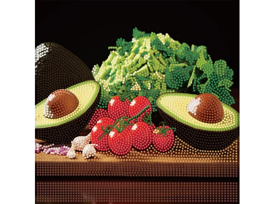 Алмазная картина Сочные овощи 30х30 (YJB3030-21) купить в интернет магазине подарков ПраздникШоп