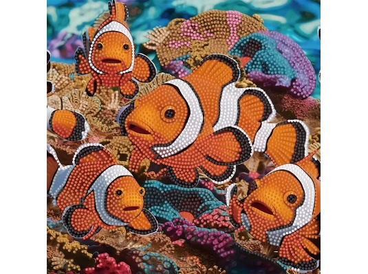 Алмазная картина Морские рыбы 30х30 (YJB3030-23) купить в интернет магазине подарков ПраздникШоп