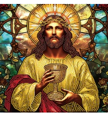 Алмазная картина Священный бокал 30х30 (YJB3030-25) купить в интернет магазине подарков ПраздникШоп