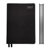 Ежедневник Leo Planner Aldento A5 датированный 2027 интегральный черный 368 страниц