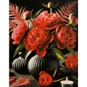 Картина по номерам Роскошный букет на черном фоне 40х50 (AH1312)