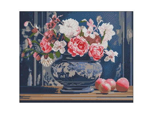 Алмазная картина Пионы и яблоки 40х50 (FZ4050-03) купить в интернет магазине подарков ПраздникШоп