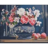Алмазная картина Пионы и яблоки 40х50 (FZ4050-03)