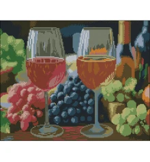 Алмазная картина Винный натюрморт 40х50 (FZ4050-04) купить в интернет магазине подарков ПраздникШоп