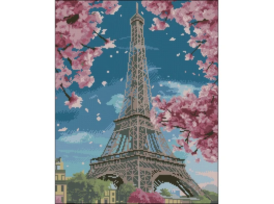 Алмазная картина Эйфилевая башня 40х50 (FZ4050-06) купить в интернет магазине подарков ПраздникШоп