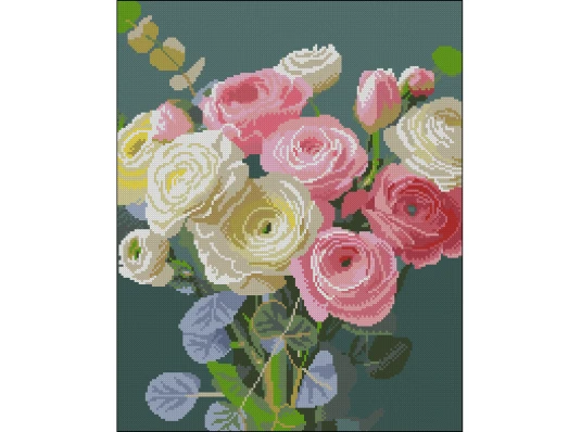 Алмазная картина Нежные цветы 40х50 (FZ4050-08) купить в интернет магазине подарков ПраздникШоп