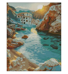 Алмазная картина Средиземное побережье 40х50 (FZ4050-14) купить в интернет магазине подарков ПраздникШоп