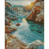 Алмазная картина Средиземное побережье 40х50 (FZ4050-14)